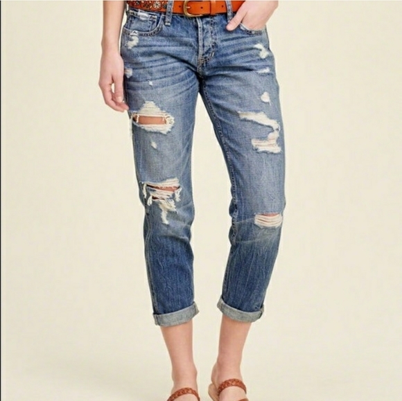Hollister Denim - Vintage Distressed Boyfriend Jeans
